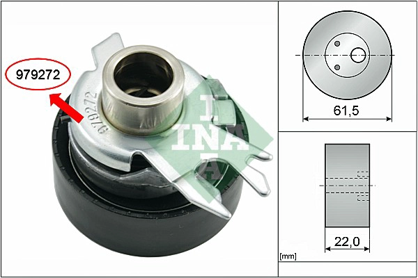 Tensioner Pulley, timing belt (WG1097444)