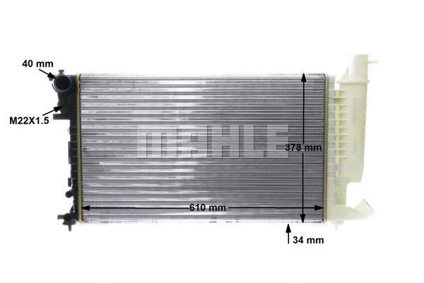 Radiator, engine cooling