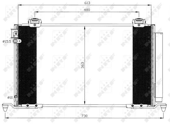 Condenser, air conditioning (WG2161011)
