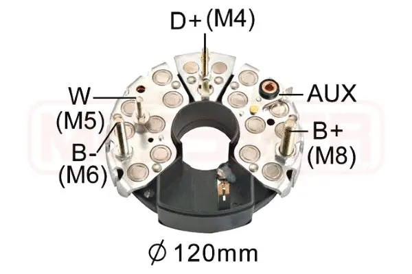 Rectifier, alternator (WG2012499)