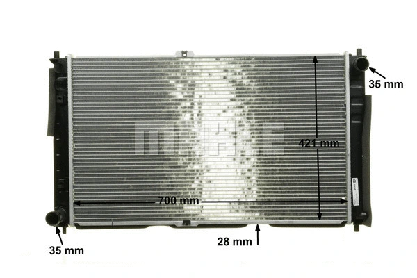 Radiator, engine cooling