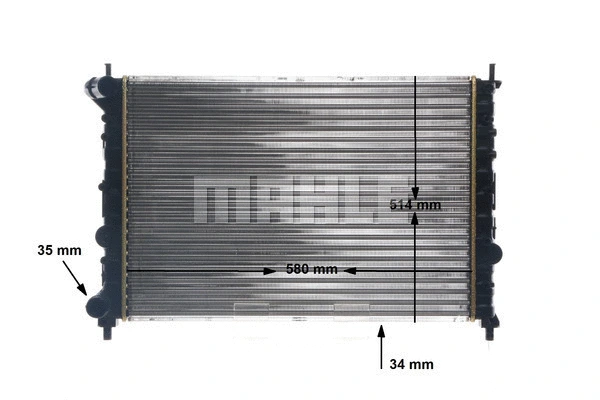 Radiator, engine cooling