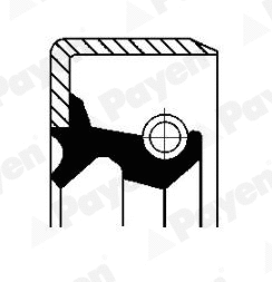 Shaft Seal, wheel hub (WG1183691)