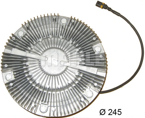 Clutch, radiator fan