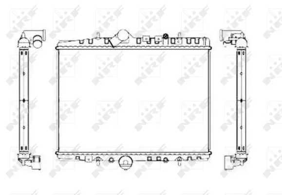Radiator, engine cooling (WG1722945)