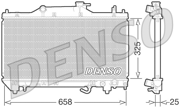 Radiator, engine cooling (WG1919857)