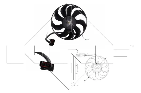Fan, engine cooling (WG1720360)