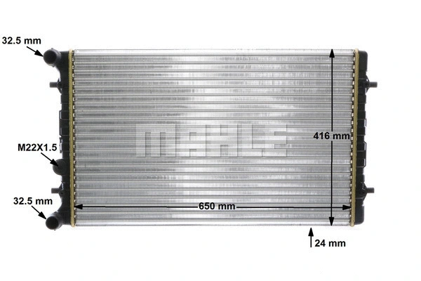Radiator, engine cooling