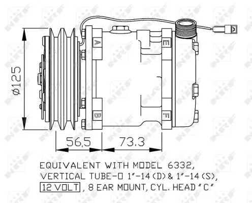 Compressor, air conditioning (WG2159624)