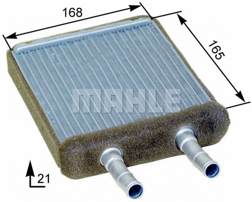 Heat Exchanger, interior heating (WG2180047)
