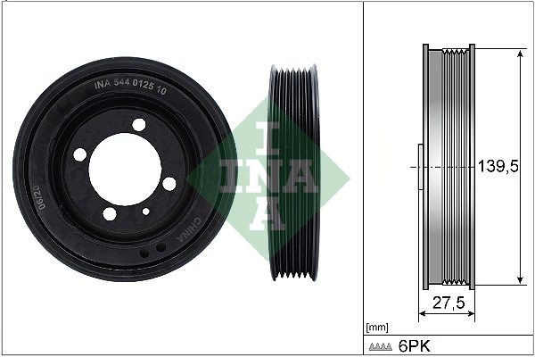 Belt Pulley, crankshaft (WG2148693)