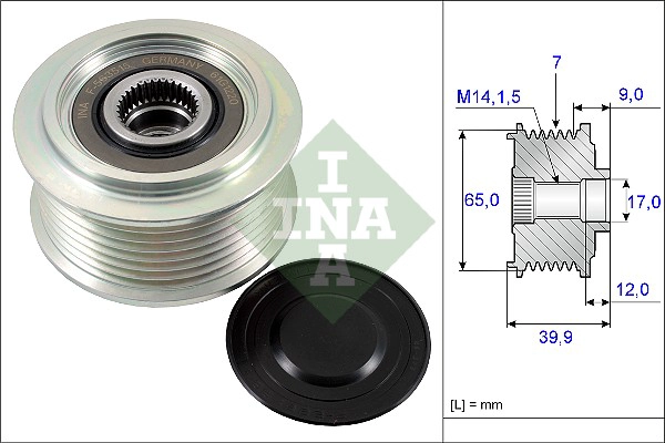 Alternator Freewheel Clutch (WG1253798)