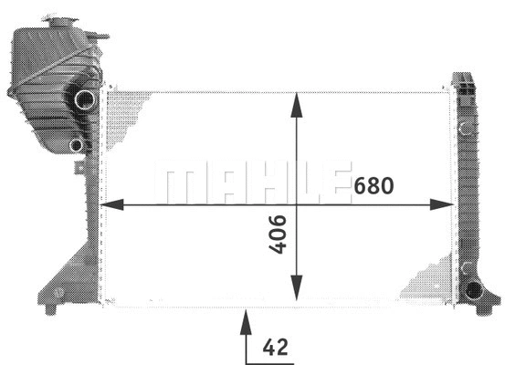 Radiator, engine cooling