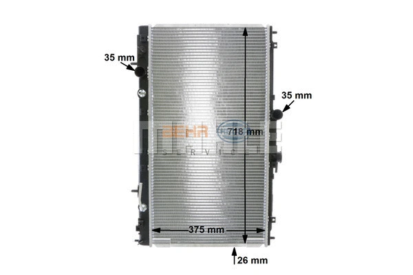 Radiator, engine cooling