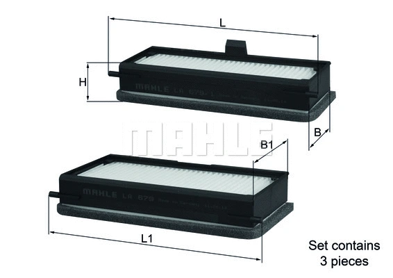 Filter, cabin air (WG1215500)