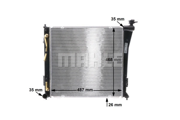 Radiator, engine cooling