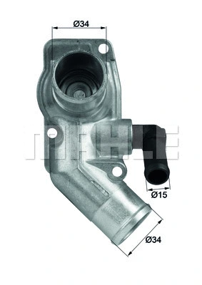 Thermostat, coolant (WG1264918)