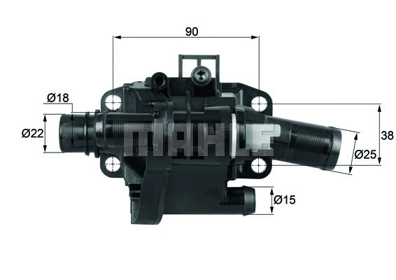Thermostat, coolant (WG1217532)