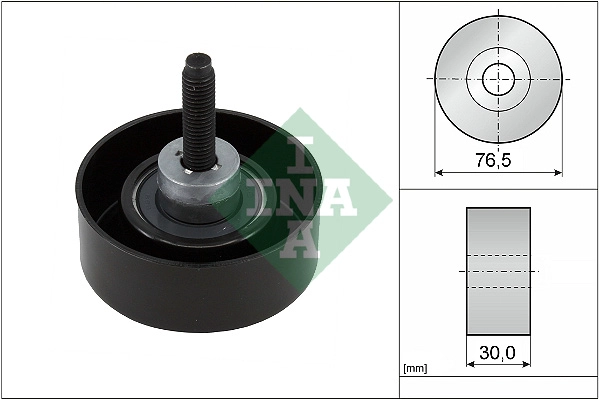 Deflection/Guide Pulley, V-ribbed belt (WG1253000)