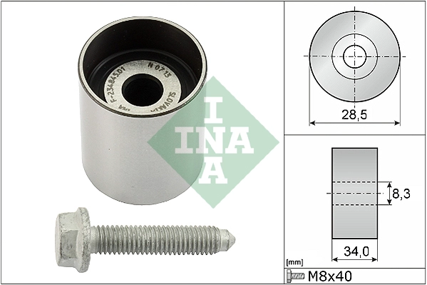 Deflection/Guide Pulley, timing belt (WG1252801)