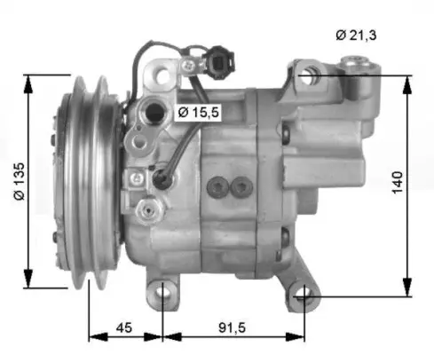 Compressor, air conditioning (WG2159385)