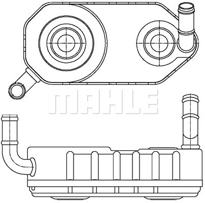 Oil Cooler, automatic transmission (WG2181122)