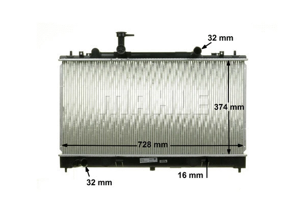 Radiator, engine cooling