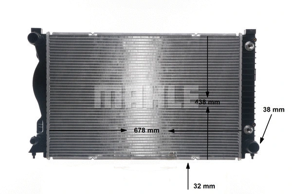 Radiator, engine cooling