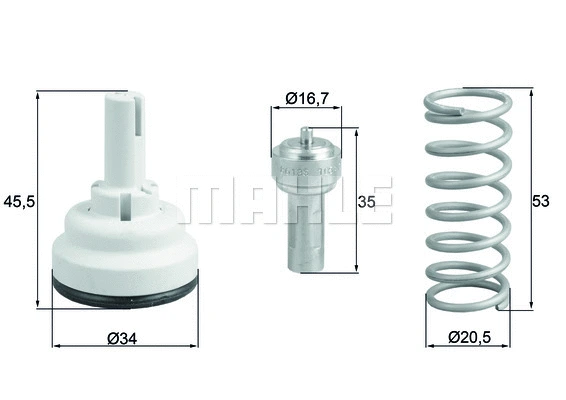 Thermostat, coolant (WG1426544)