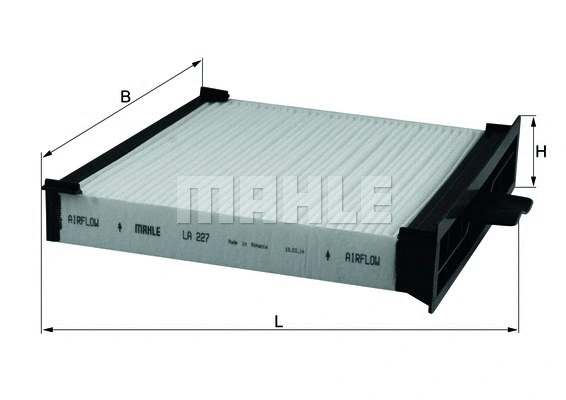Filter, cabin air (WG1215311)