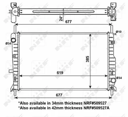 Radiator, engine cooling