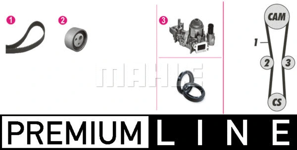 Water Pump & Timing Belt Kit