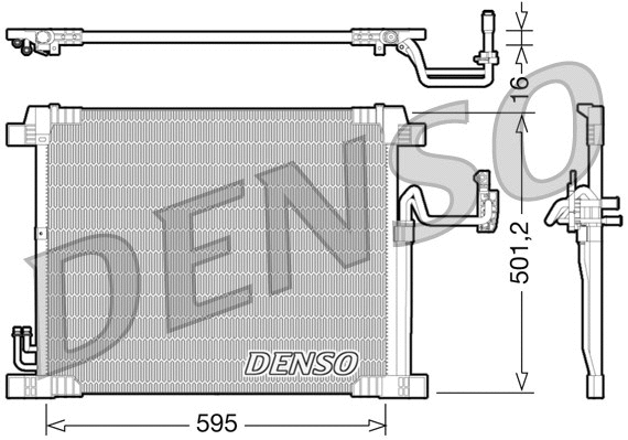 Condenser, air conditioning (WG1917496)