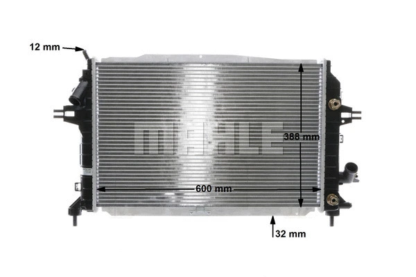 Radiator, engine cooling