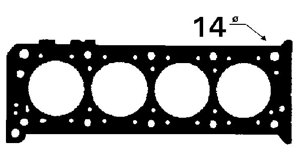 Gasket, cylinder head (WG1757537)