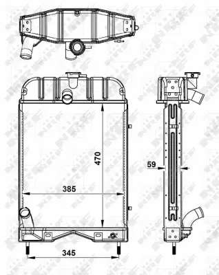 Radiator, engine cooling