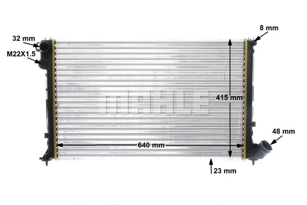 Radiator, engine cooling