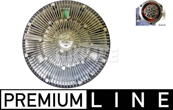 Clutch, radiator fan