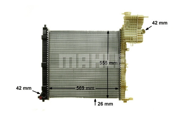 Radiator, engine cooling