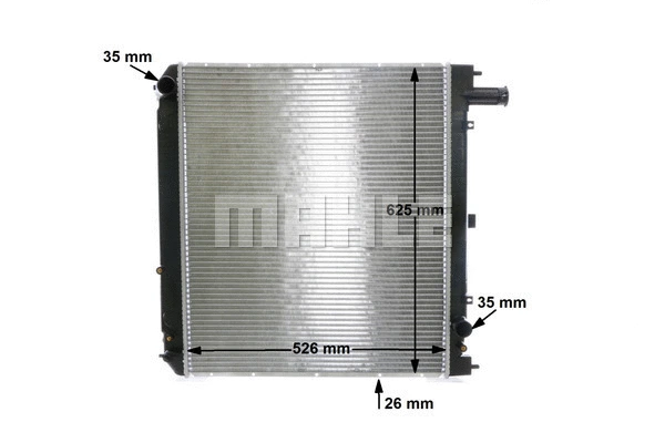 Radiator, engine cooling