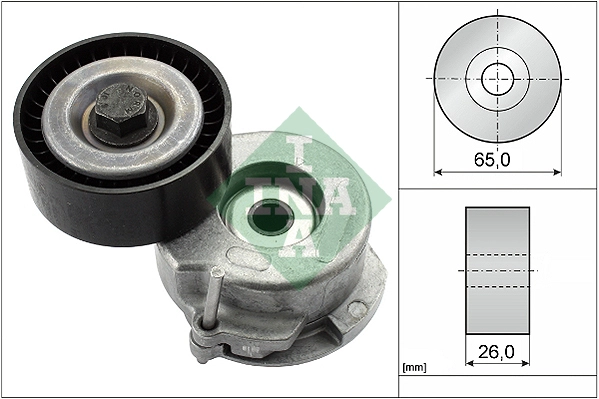 Belt Tensioner, V-ribbed belt (WG1253302)