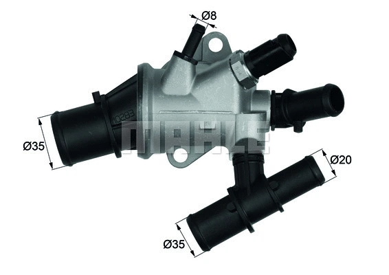 Thermostat, coolant (WG1217616)