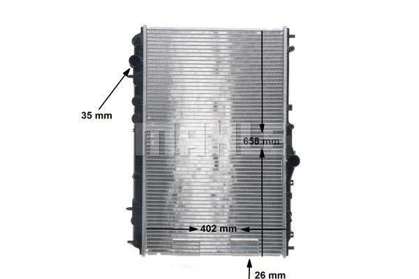 Radiator, engine cooling