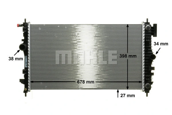 Radiator, engine cooling