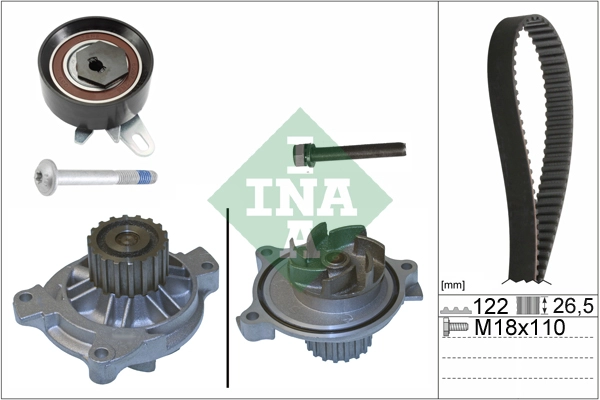 Water Pump & Timing Belt Kit (WG1780525)
