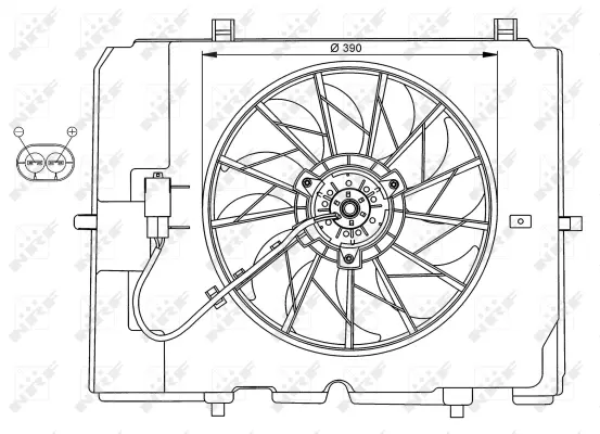 Fan, engine cooling (WG1720167)