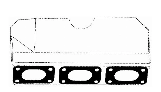 Gasket, exhaust manifold (WG1763963)