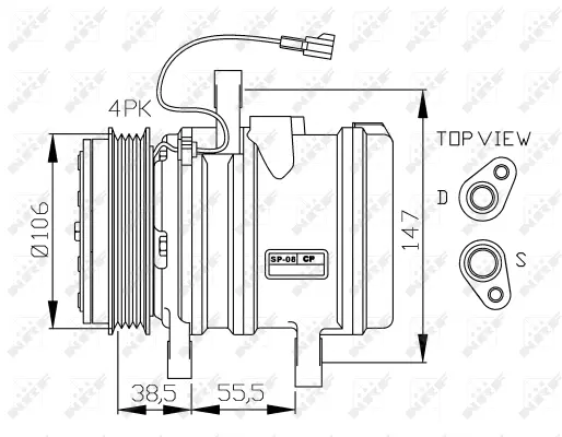 Compressor, air conditioning (WG2159706)