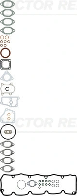 Gasket Kit, cylinder head (WG1240415)