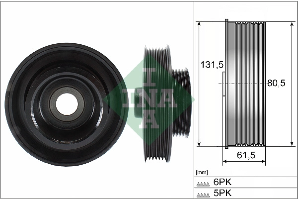 Belt Pulley, crankshaft (WG2112209)